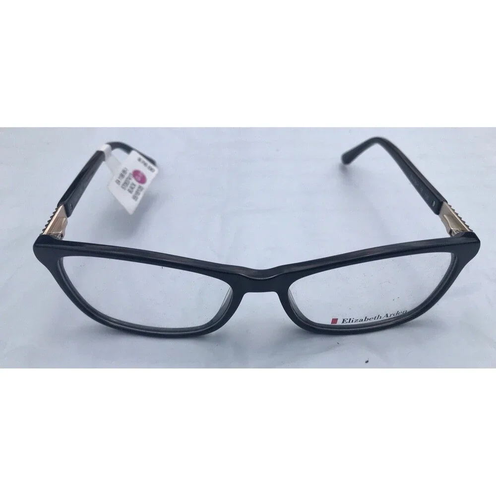 Elizabeth Arden EA 1199-1 BLK Womens Semi Cat Eye Eyeglasses 55-16-135